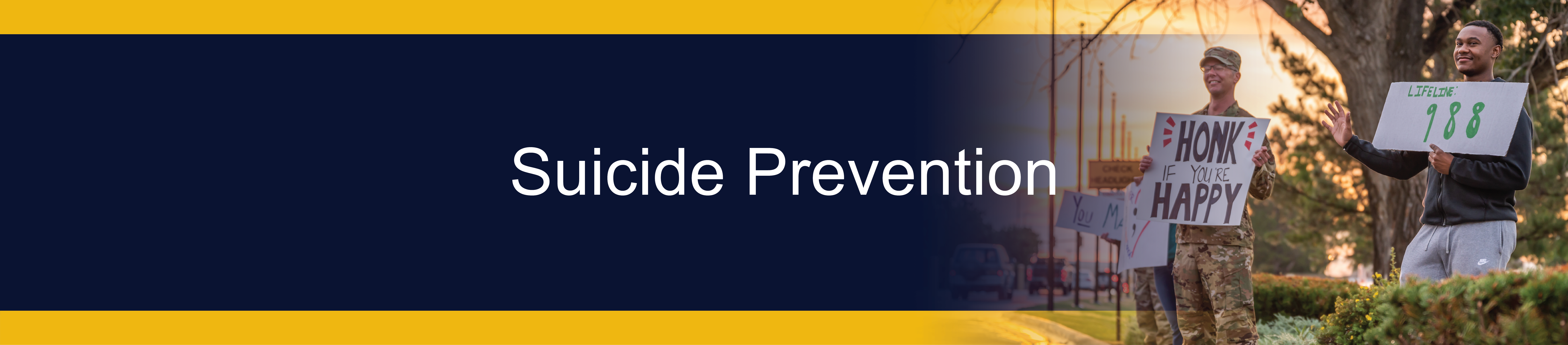 Suicide Prevention Banner